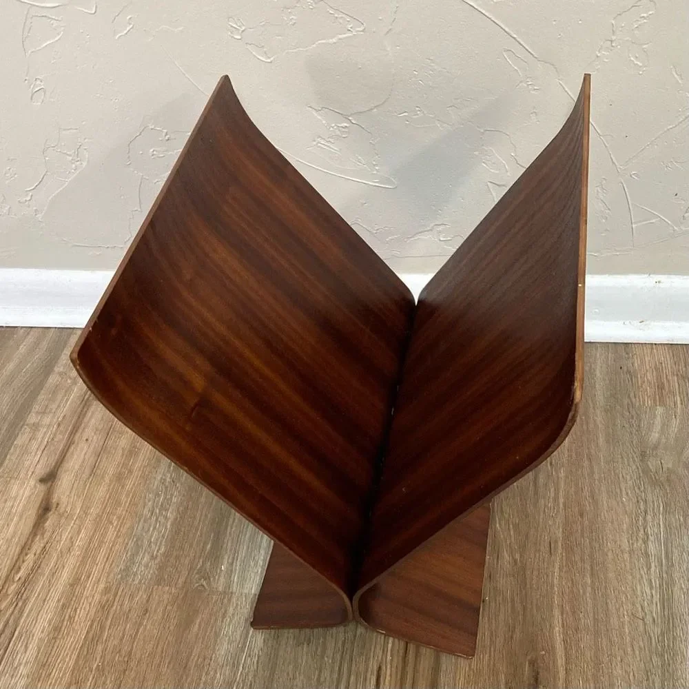 Vintage MCM Bentwood Magazine Rack by Paul Rowan for Umbra - Picture 3 of 9
